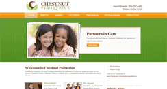 Desktop Screenshot of chestnutpediatrics.com